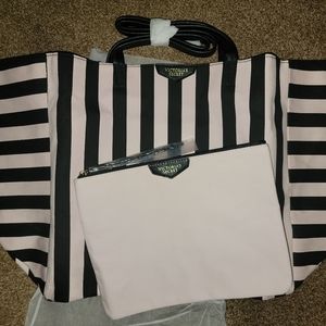 VS tote bag with a small bag